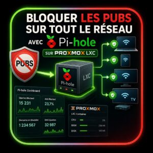 Bloquer les pubs sur tout le réseau avec Pi-hole sur Proxmox LXC